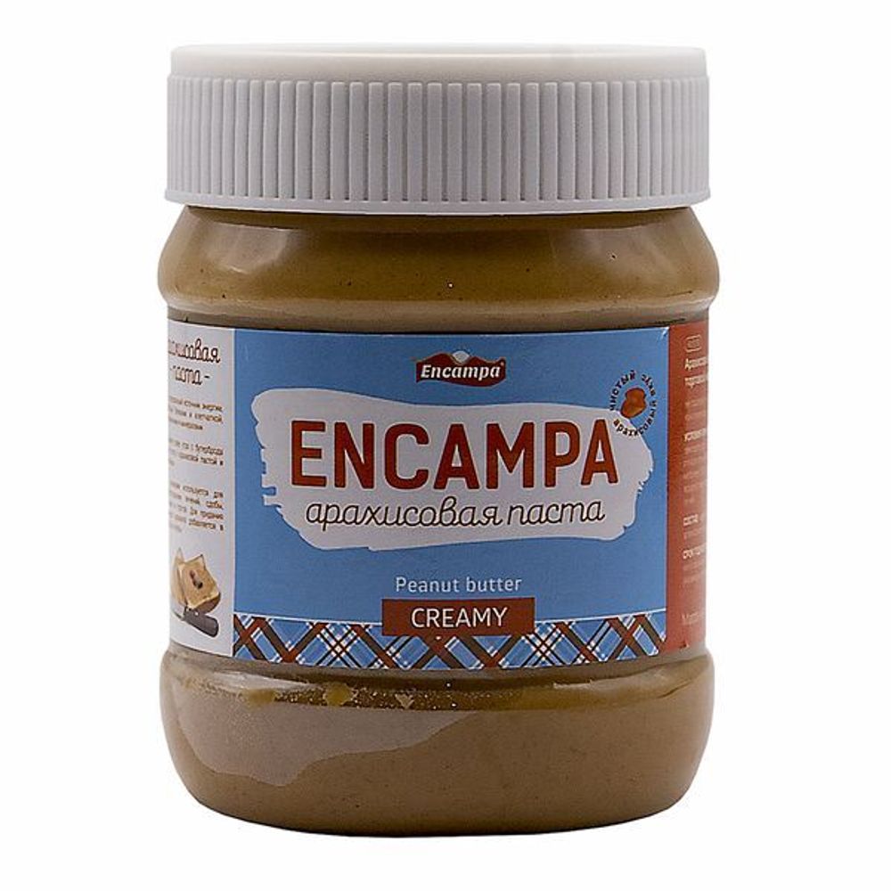 Encampa Арахисовая паста Creamy 340 г купить по низкой цене на STORRO.RU