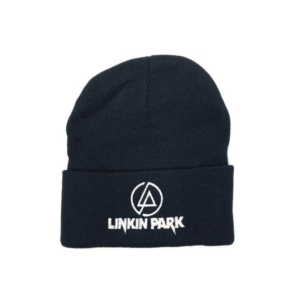 Шапка Linkin Park (черная) с вышивкой