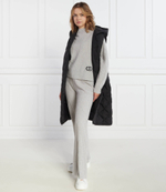 Хлопковый свитер TWINSET - серый(232TP3202)