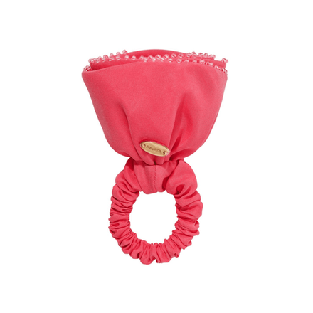 Резинка-роза из натурального шелка