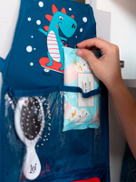 Набор для детского сада: кармашек, коврик, мешок. Динозавр