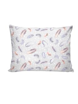 Постельное белье перкаль Сказка "Перышко" 1,5-сп Наволочка 50х70 см 1 шт Простынь 150x215 см Пододеяльник 145x215 см