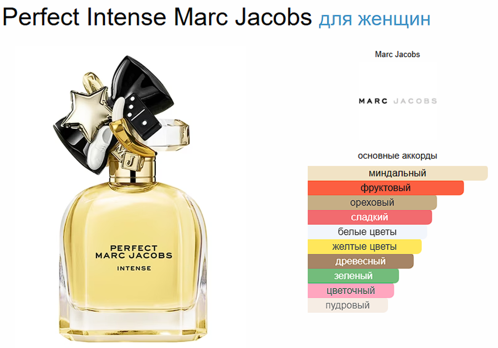 Perfect Intense Marc Jacobs 100 ml (duty free парфюмерия)