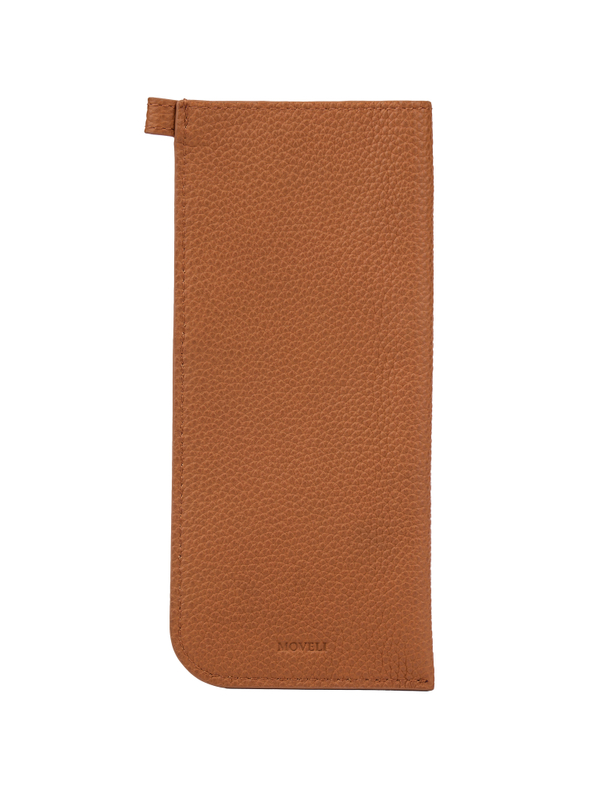 Glasses case BERN caramel color