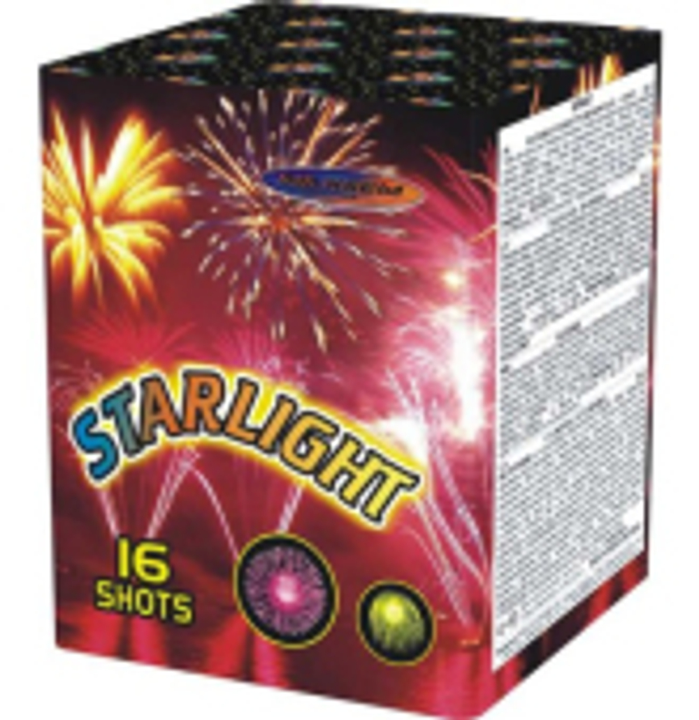 Салют STARLIGHT 16 залпов 0.8 калибр GP497 Maxsem