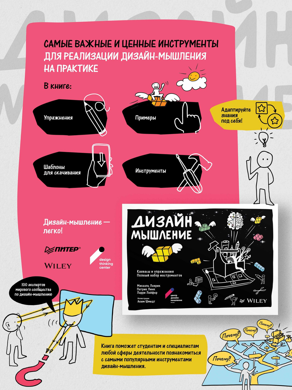 Дизайн-мышление: канвасы и упражнения. Полный набор инструментов