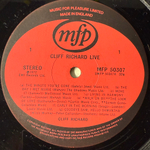 Cliff Richard ‎– Live! (Англия 1976г.)