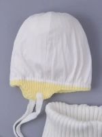 Шапка детская осенняя вязаная и снуд