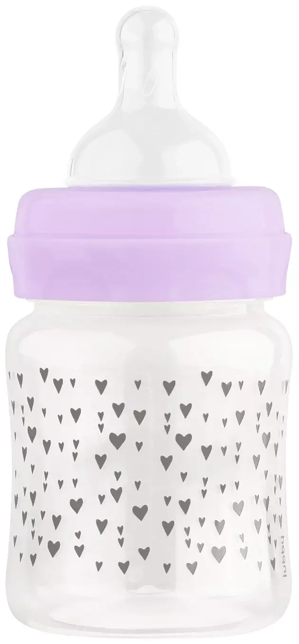Бутылочка для кормления с соск. мол., шир. горл., от 0 мес, 120 мл, PP, сил. арт.20155