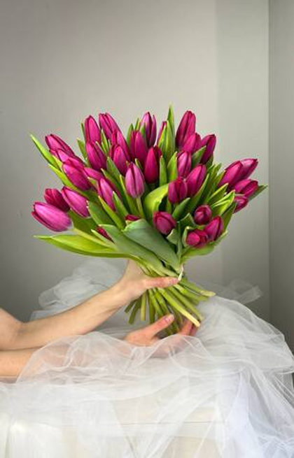 Охапка из 35 тюльпанов
