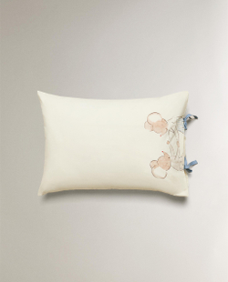 Наволочка Zara Home, хлопок 100%, с цветочным принтом, 2631/091