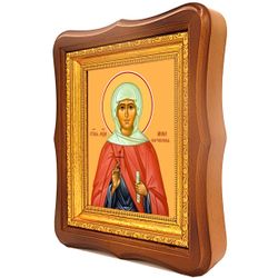 Анна Боровская святая мученица. Икона на холсте.