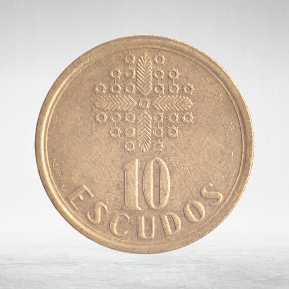 Portugal, 10 Escudos, 1998, VF