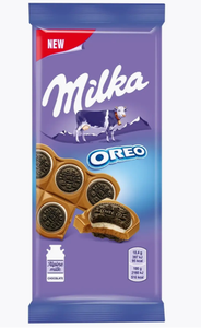 ШОКОЛАД MILKA МОЛОЧНЫЙ ОРЕО С НАЧИНКОЙ СО ВКУСОМ ВАНИЛИ 92ГР