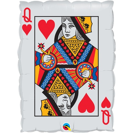 ФИГУРА Карта Дама червей 76 см