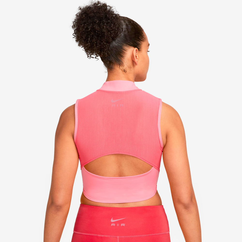 Женская теннисная майка Nike Dri-Fit Air Cropped Tank Top Women - Pink