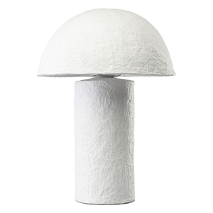 Лампа настольная texture sleek, D32x42 см, белая