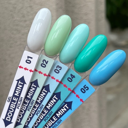 Гель-лак ТМ NIK nails Double Mint № 01 8g.