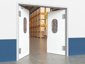 ПЛАСТИКОВЫЕ МАЯТНИКОВЫЕ ДВЕРИ СЕРИИ SWD , DOORHAN