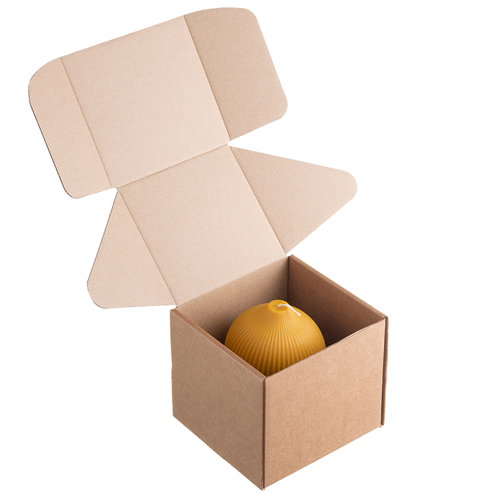 Свеча декоративная цвета карри из коллекции edge, 10,5см