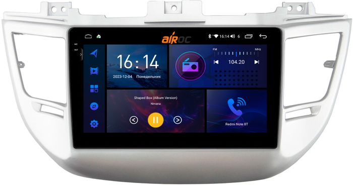 Магнитола для Hyundai Tucson 2016-2018 - AIROC 2K RI-2013 Android 12, Быстрая, QLed+2K, CarPlay, SIM-слот