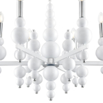 8260/6 MODERNI LN26 126 белый/хром, металл Люстра E14 6*40W 220V NANA