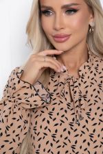 Платье Осенняя симфония (бежевое) П10936 LT Collection (Акция)