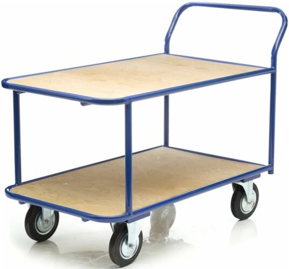 Тележка платформенная СТЕЛЛА-ТЕХНИК КП-2 2-х ярусная КП-2-Ф-5-8-150-И