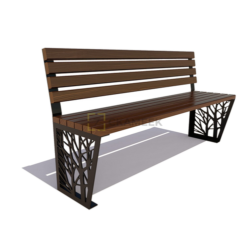 Скамейка садовая «Роща» без подлокотников (1,5 м термоясень,30х60)