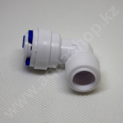 Уголок-переходник Трубка 3/8" (резьба папа 3/8") QT-10B