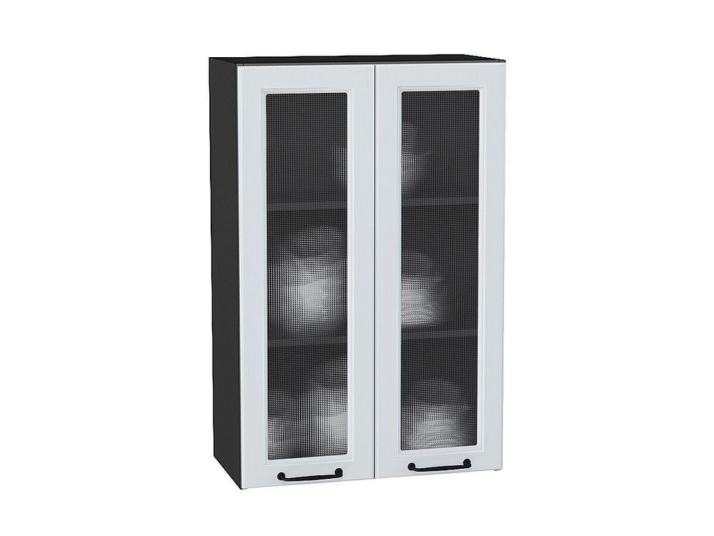 Шкаф верхний с 2-мя остекленными дверцами Ницца