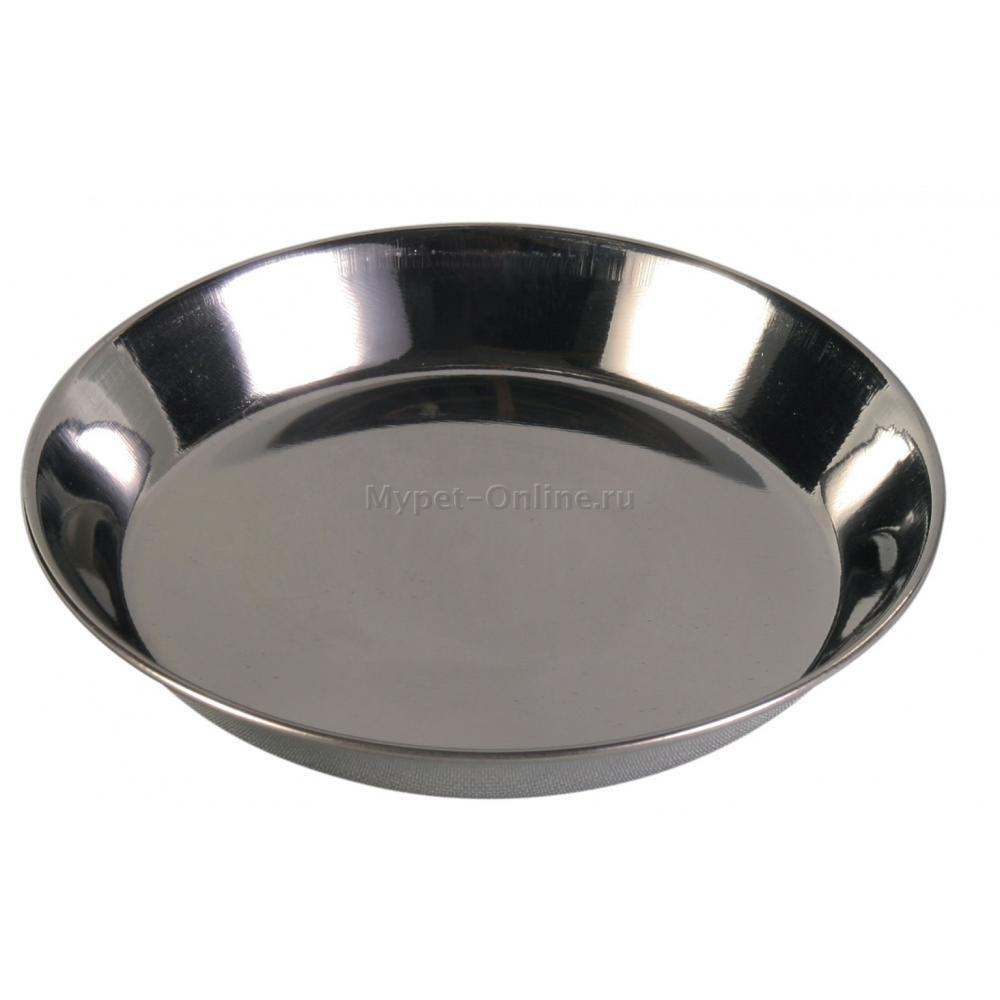 Миска для кошек Trixie Stainless Steel Bowl, размер 13см.