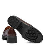 Кожаные лоферы LEAH Coach - коричневый(CB990)