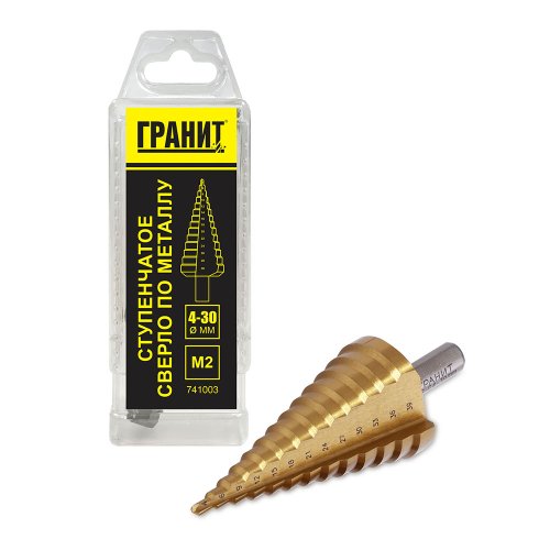 Сверло ступенчатое ГРАНИТ 4-30 мм