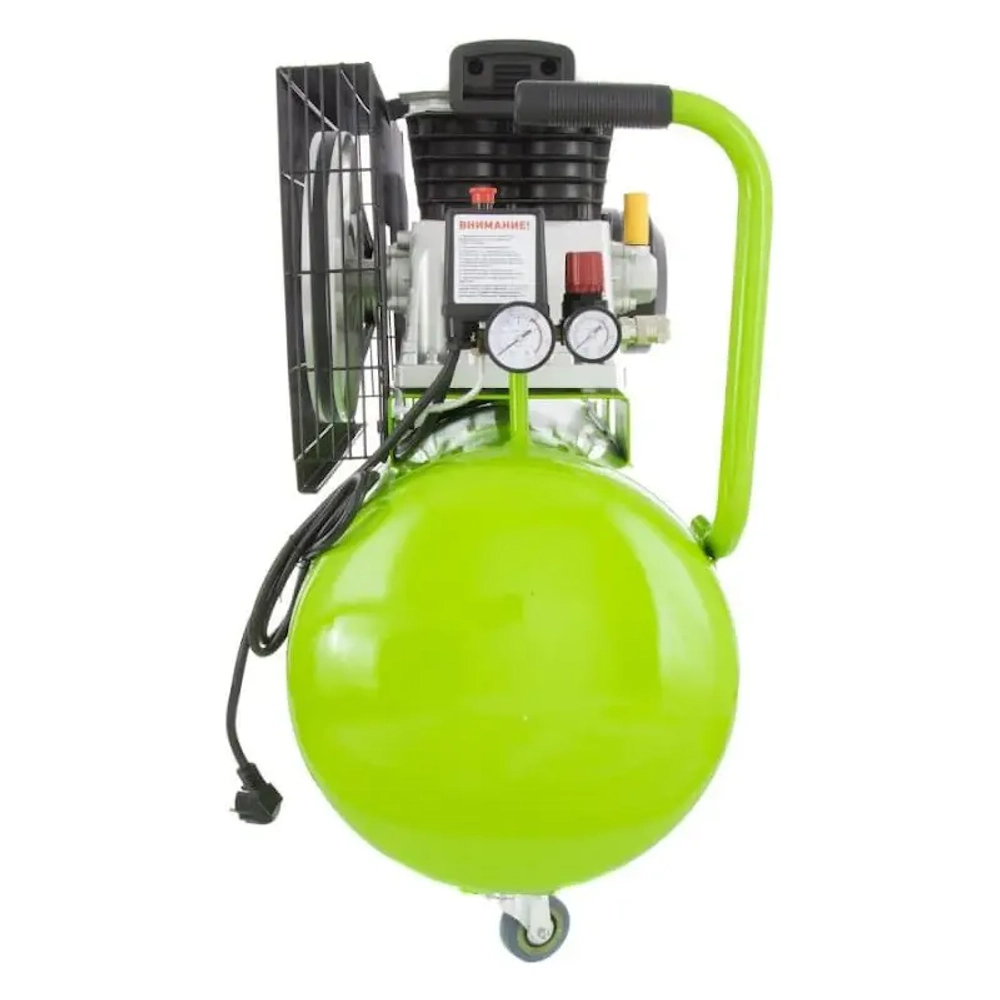 Сибртех КР-2200/100 компрессор воздушный 2,2 кВт, 350 л/мин, 100 л, ременной привод, масляный 58042