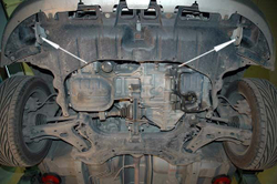 Защита картера и КПП Sheriff для Toyota Prius I/II (XW10/XW20) 2001-2006 арт.24.1197