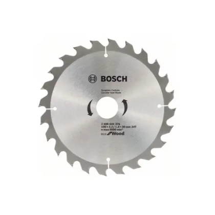 Пильный диск Eco for wood 190x30x1,4 мм, 24 BOSCH 2608644376