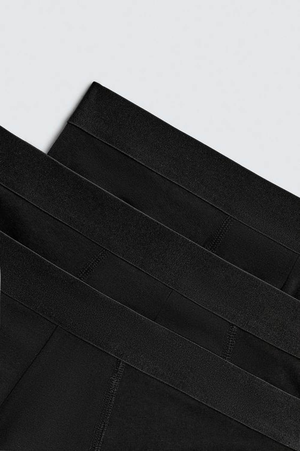 ZARA СЛИПЫ БАЗОВЫЕ (3 ШТ.), ЧЕРНЫЙ