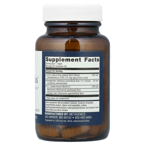 Metagenics, Licorice Plus®, 60 таблеток