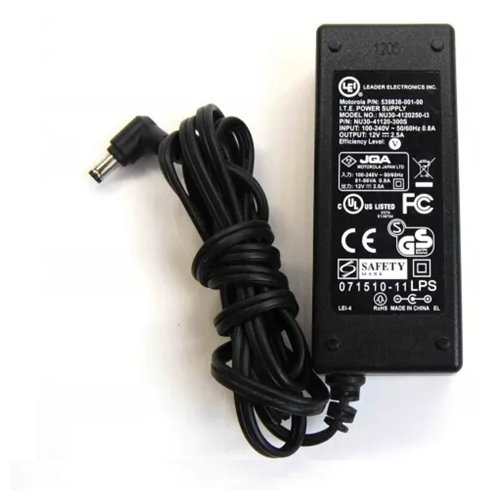 Блок питания 12V 2.5A LEADER-ELECTRONICS (MOTOROLA NU30-4120250-I3)(для мониторов, триколор и т. д))