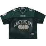 A Bathing Ape Line Camo Multi Logo Relaxed Fit Football Jersey