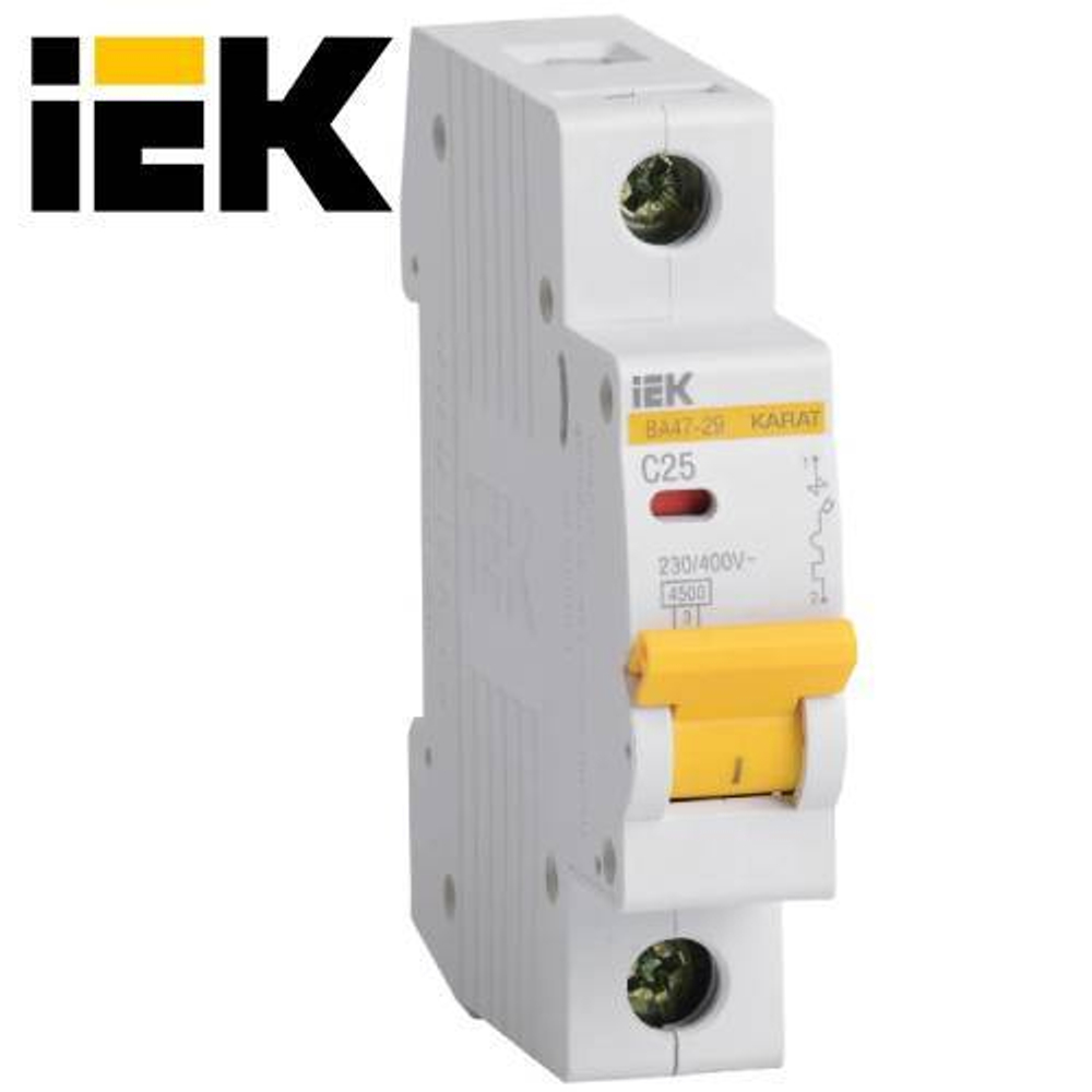 Автоматический выключатель IEK 1-Р 25А
