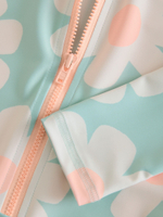 Купальник слитный на молнии для девочки Next E76-817, Голубой