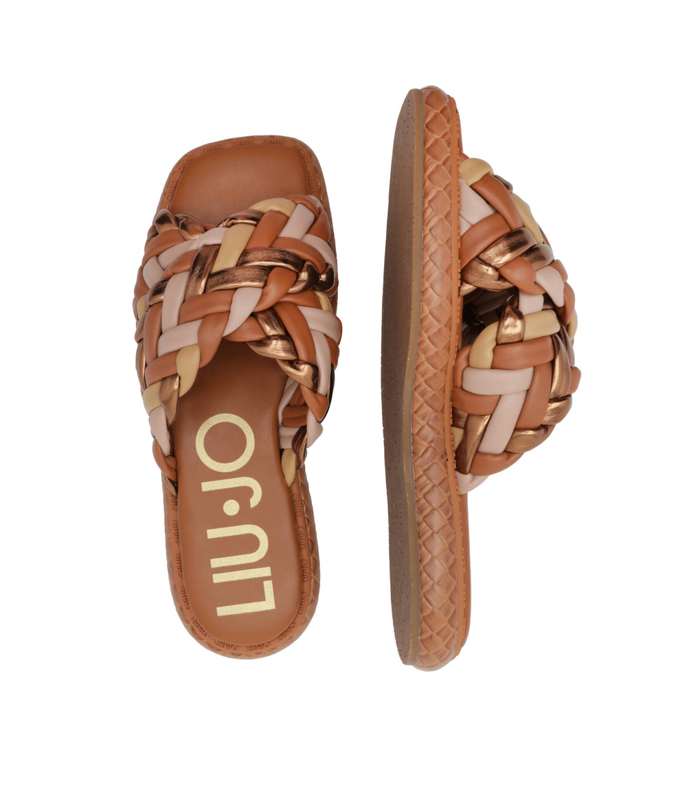 Шлепанцы Liu Jo - коричневый(SA3067 EX014)