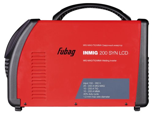 Сварочный аппарат Fubag INMIG 200 SYN LCD+ горелка FB 250_3 м (38443)
