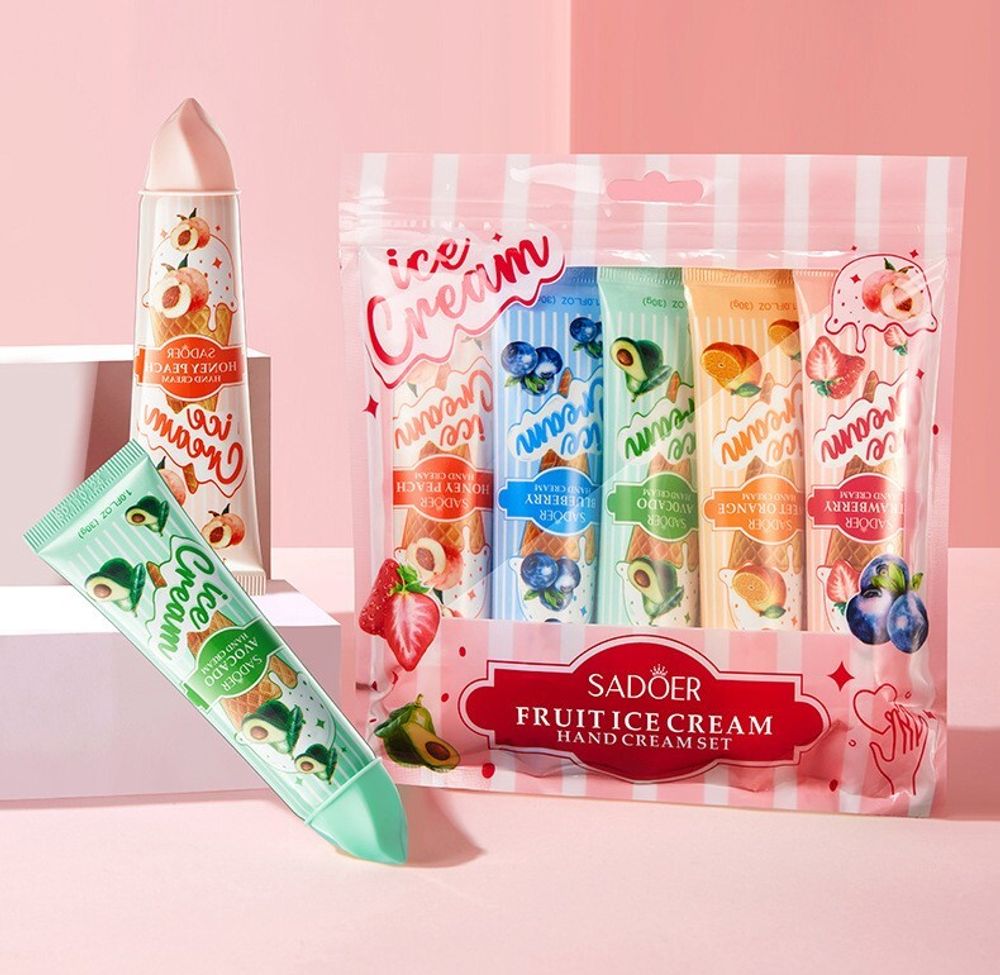 SADOER Набор кремов для рук Ice Cream 5 шт