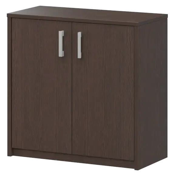 Стеллаж низкий закрытый А-302/А-602 Дуб венге 770x365x850 Арго