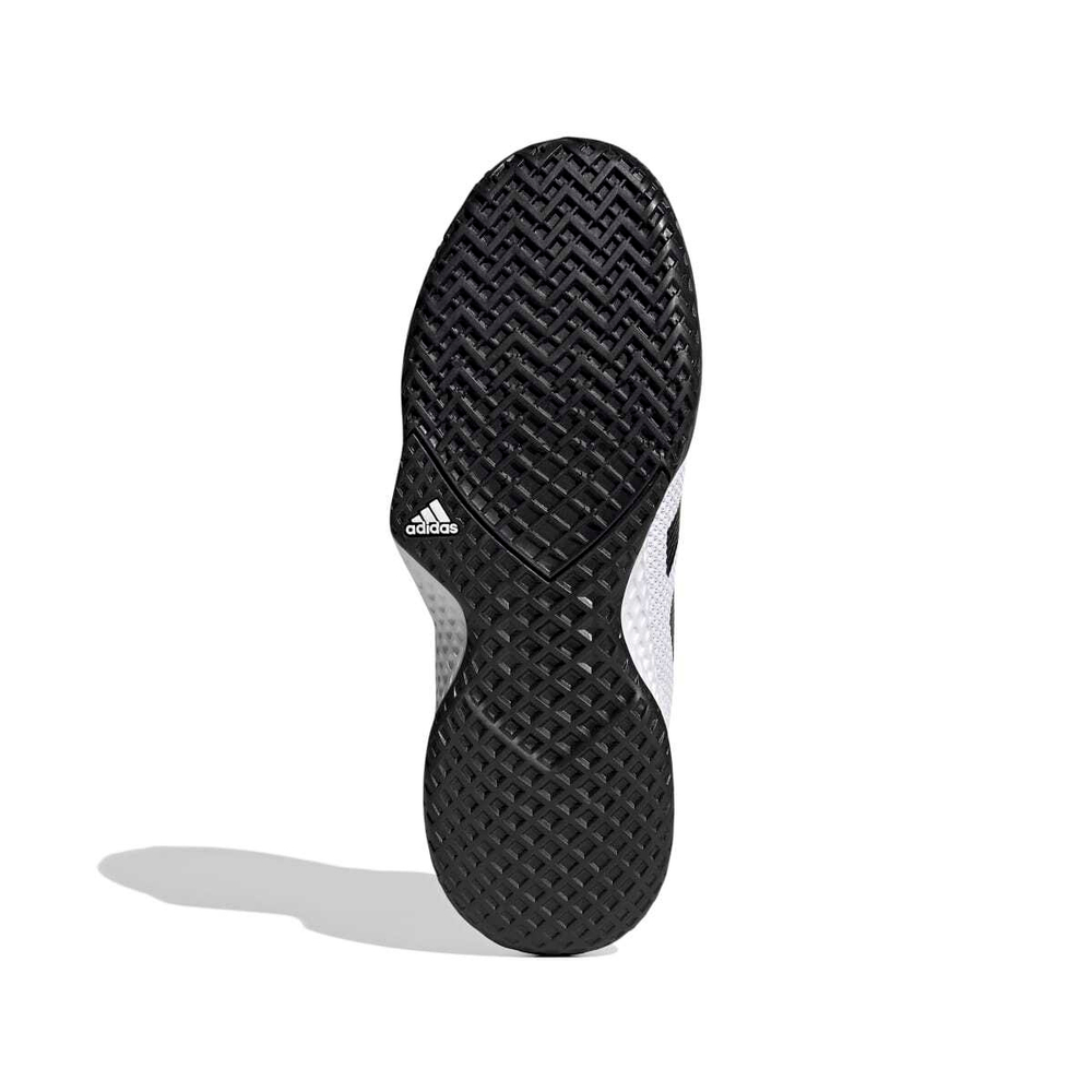 Мужские кроссовки теннисные Adidas Court Flash M - white/core black