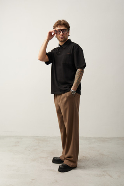 Футболка "Polo" черная