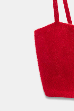 ZARA БРАЛЕТТ ИЗ ГЛАДКОГО ПОЛИАМИДА, КРАСНЫЙ